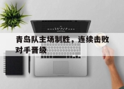IM电竞体育-青岛队主场制胜，连续击败对手晋级